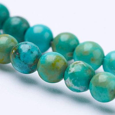 Natural Magnesite Bead Strands X-G-P286-13-4mm-1