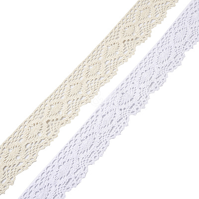 2 Rolls 2 Style Cotton Hollow Ribben WCOR-MP0001-01-1
