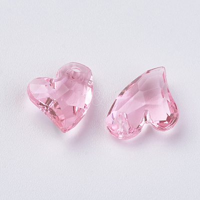 Transparent Acrylic Charms MACR-G055-11mm-26X-1