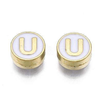 Alloy Enamel Beads ENAM-N052-006-01U-RS-1