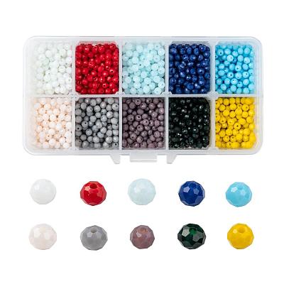 Opaque Solid Color Glass Beads EGLA-JP0002-01D-4mm-1