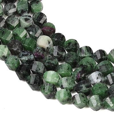 Natural Ruby in Zoisite Beads Strands G-P611-C22-01-1