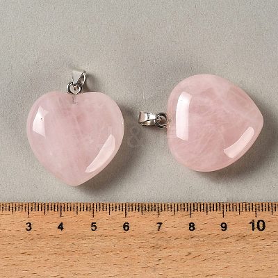 Natural Rose Quartz Pendants GG-CBAA0EE-04P-18-1