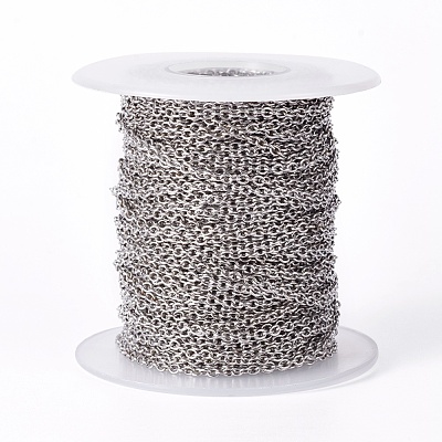 Tarnish Resistant 304 Stainless Steel Cable Chain STAS-I107-14P-1