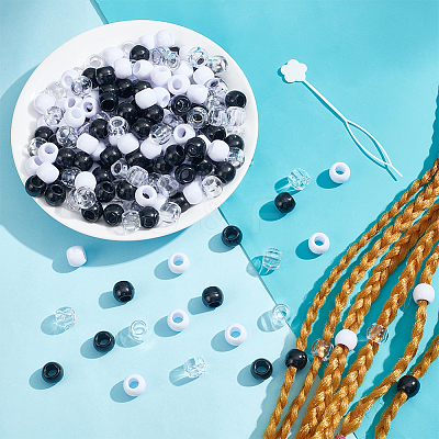 Rondelle Plastic Beads DIY-WH0011-44B-1