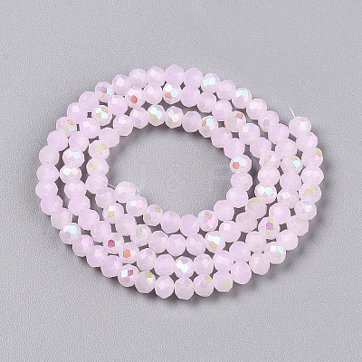 Electroplate Glass Beads Strands LS-EGLA-A044-J3mm-L02-1