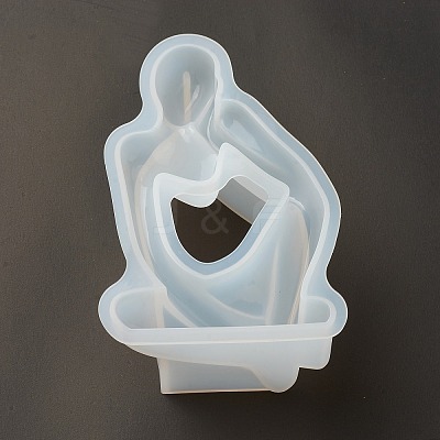 DIY Thinker Figurine Candle Silicone Statue Molds SIMO-B003-01B-1