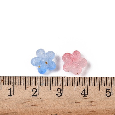 Plastic Two-tone Beads KY-G032-03-1