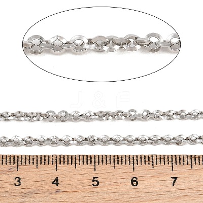 304 Stainless Steel Rolo Chain SA-CBA23D8-06P-1