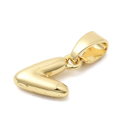 Brass Letter Charms KK-G554-22G-V-1