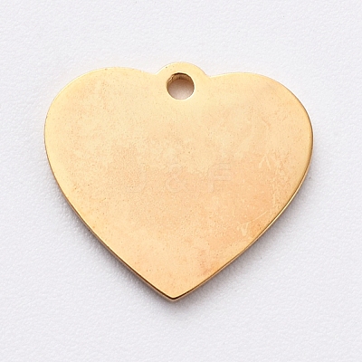 PVD Vacuum Plating 304 Stainless Steel Stamping Blank Tag Charms X-STAS-G215-12-G02-1
