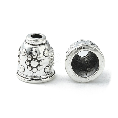 Apetalous Alloy Cord End Caps LS-TIBEB-0672-AS-RS-1