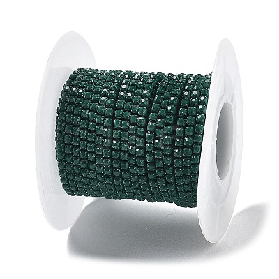 Iron Rhinestone Glass Cup Chain CH-U001-01Q-1