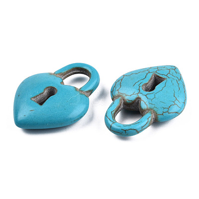 Synthetic Turquoise Pendants X-TURQ-S283-04A-1