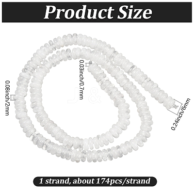 1 Strand Natural Quartz Crystal Beads Strands G-PA0002-16-1