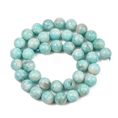 Natural Amazonite Beads Strands G-F461-12-10mm-01-1