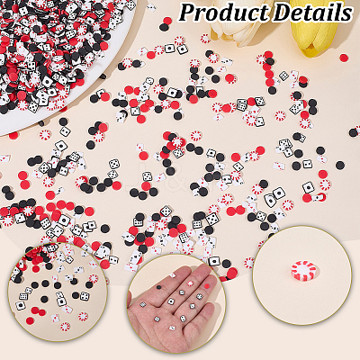 Handmade Polymer Clay Cabochons CLAY-SC0002-99B-1