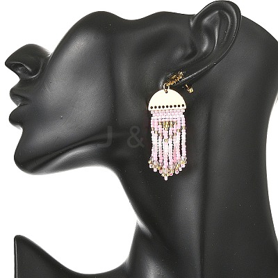 Brass Chandelier Earrings for Women EJEW-MZ00757-02-1