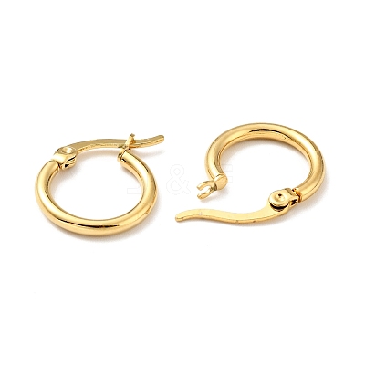 PVD Vacuum Plating 201 Stainless Steel Hoop Earrings for Women EJEW-G260-02E-G-1