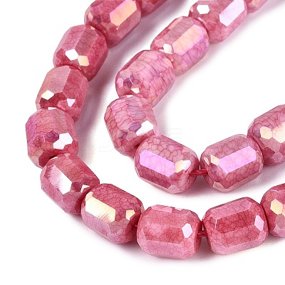 Anti-Tarnish Electroplate Glass Beads Strands EGLA-N027-03A-12-1