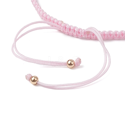 Adjustable Tube Natural Gemstone Braided Bracelets for Women BJEW-JB11006-05-1