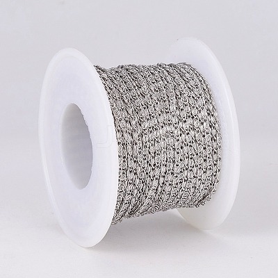 Tarnish Resistant 304 Stainless Steel Lumachina Chains CHS-E018-06P-1