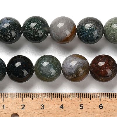 Natural Indian Agate Beads Strands G-G175-A06-01-1