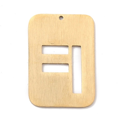 Ion Plating(IP) 304 Stainless Steel Pendants STAS-K216-49F-G-1