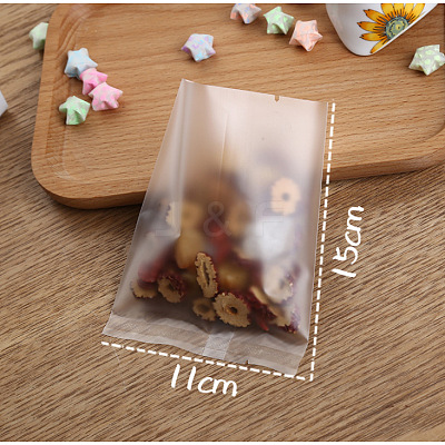 Rectangle Frosted Plastic Cellophane Bags OPC-F004-04E-1