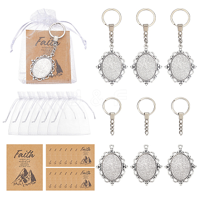 30Pcs Alloy Split Key Rings FIND-PH0061-62-1