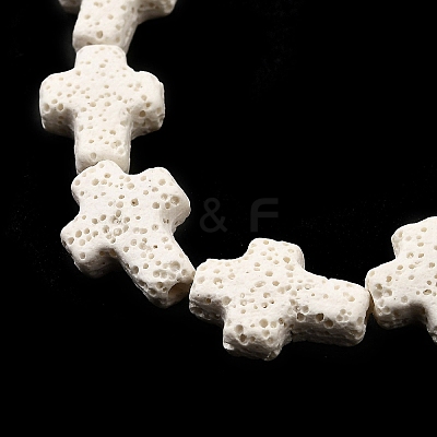 Natural Lava Rock Beads Strands G-L498-E01-01C-1