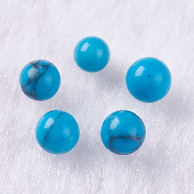 Synthetic Turquoise Beads G-K275-31-3mm-1