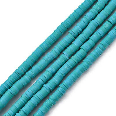 Handmade Polymer Clay Beads Strands LS-CLAY-R089-4mm-Q107-1