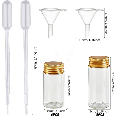 Round Glass Storage Containers for Cosmetic GLAA-BC0001-12B-1