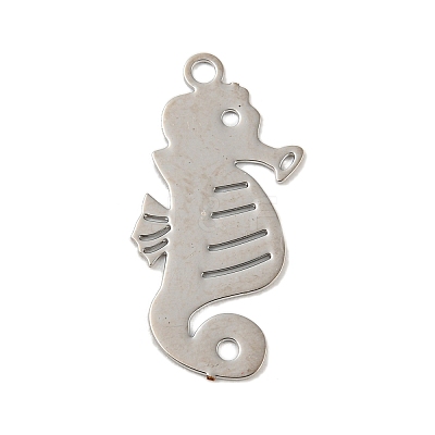Brass Etched Metal Embellishments Pendants KKC-D001-03P-1