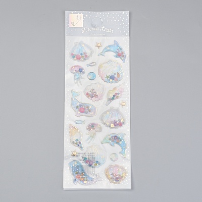 Epoxy Resin Sticker X-DIY-B009-06A-1