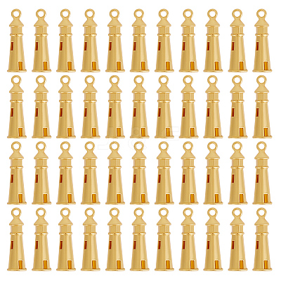 50Pcs Alloy Pendants FIND-GO0003-16G-1