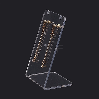 Acrylic Earring Stands Displays X-EDIS-F005-02-1