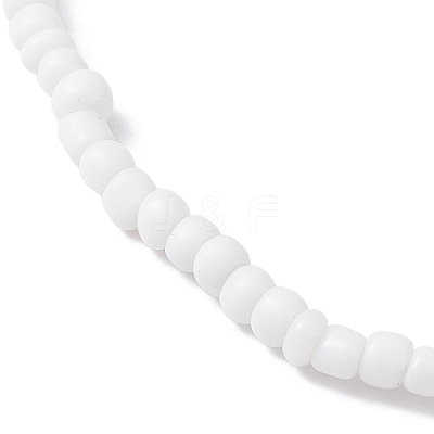 Glass Seed Beaded Stretch Bracelets BJEW-JB09976-1