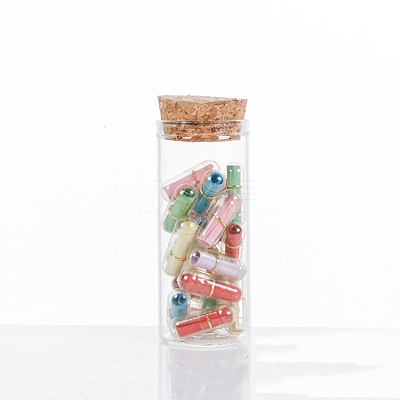 Mini High Borosilicate Glass Bottle Bead Containers BOTT-PW0001-262D-1