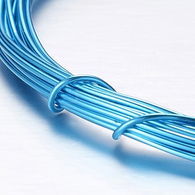 Round Aluminum Craft Wire AW-D009-1mm-10m-16-1