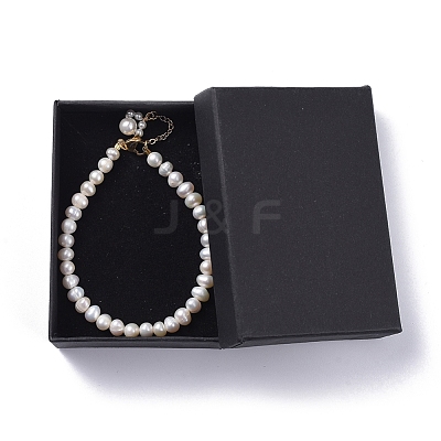 Natural Cultured Freshwater Pearl Beaded Bracelets BJEW-JB04997-1