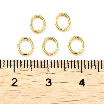 304 Stainless Steel Closed Jump Rings X-STAS-F221-46S-G-1