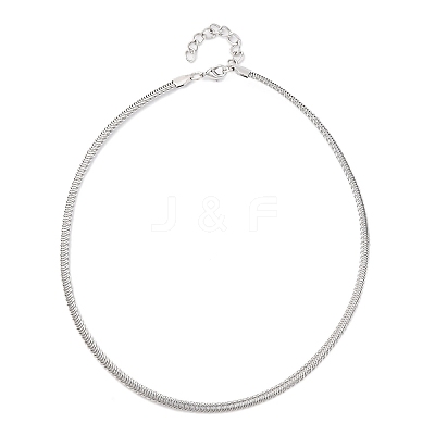 304 Stainless Steel Chain Necklaces NJEW-A041-01P-1