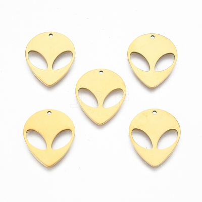 Ion Plating(IP) 201 Stainless Steel Pendants STAS-N098-117LG-1