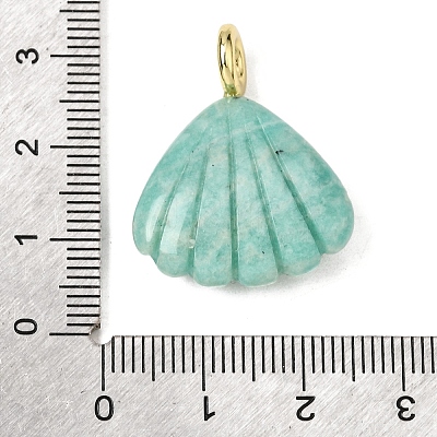 Natural Amazonite Carved Pendants X-G-C282-05I-1