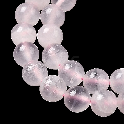 Natural Pink Calcite Beads Strands G-Z103-A01-6mm-1