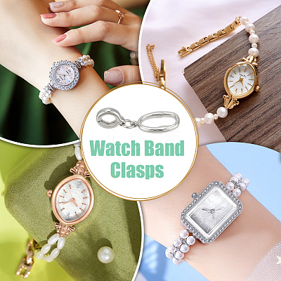 6Pcs Zinc Alloy Twister Clasps FIND-FH0016-55P-1