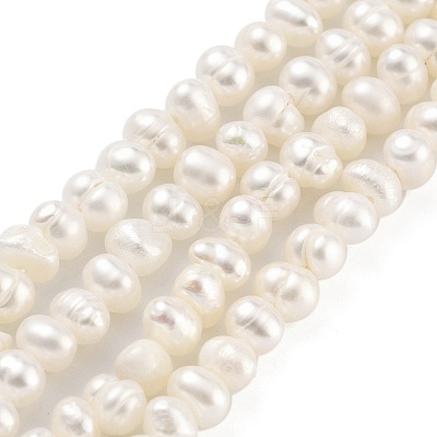 Natural Cultured Freshwater Pearl Beads Strands PEAR-C003-08A-1
