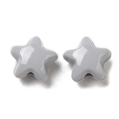 Opaque Acrylic Beads OACR-C016-30E-1